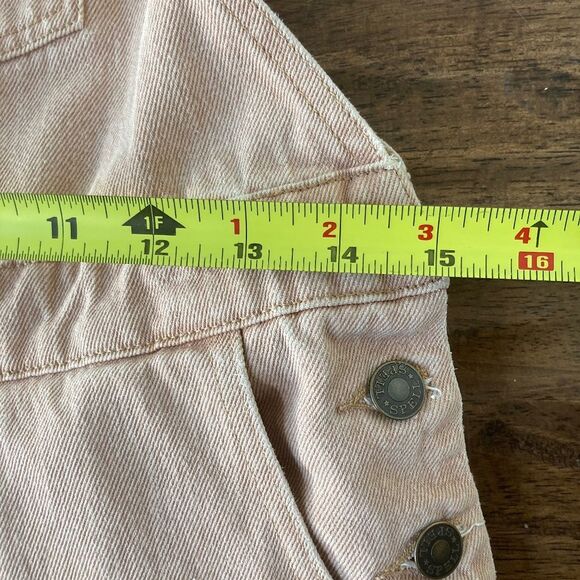 SPELL Classic Overalls Blush Straight Leg Women's Small 100% Organic Cotton Boho - Picture 12 of 15